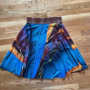 Lightweight Mesh Knee-length Skirt